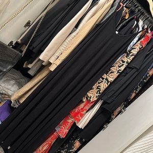 Black Jersey Maxi Dress